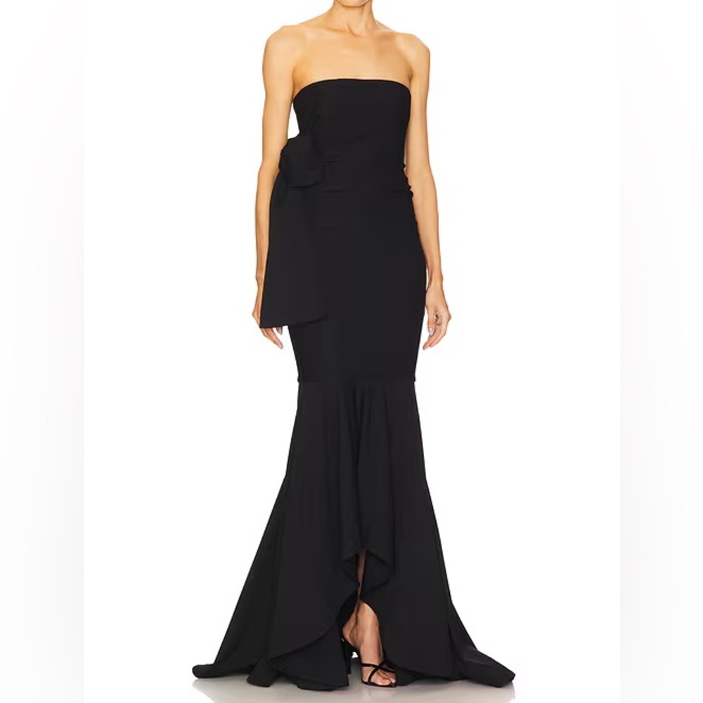 Michael Costello x REVOLVE Anyssa Gown in Black